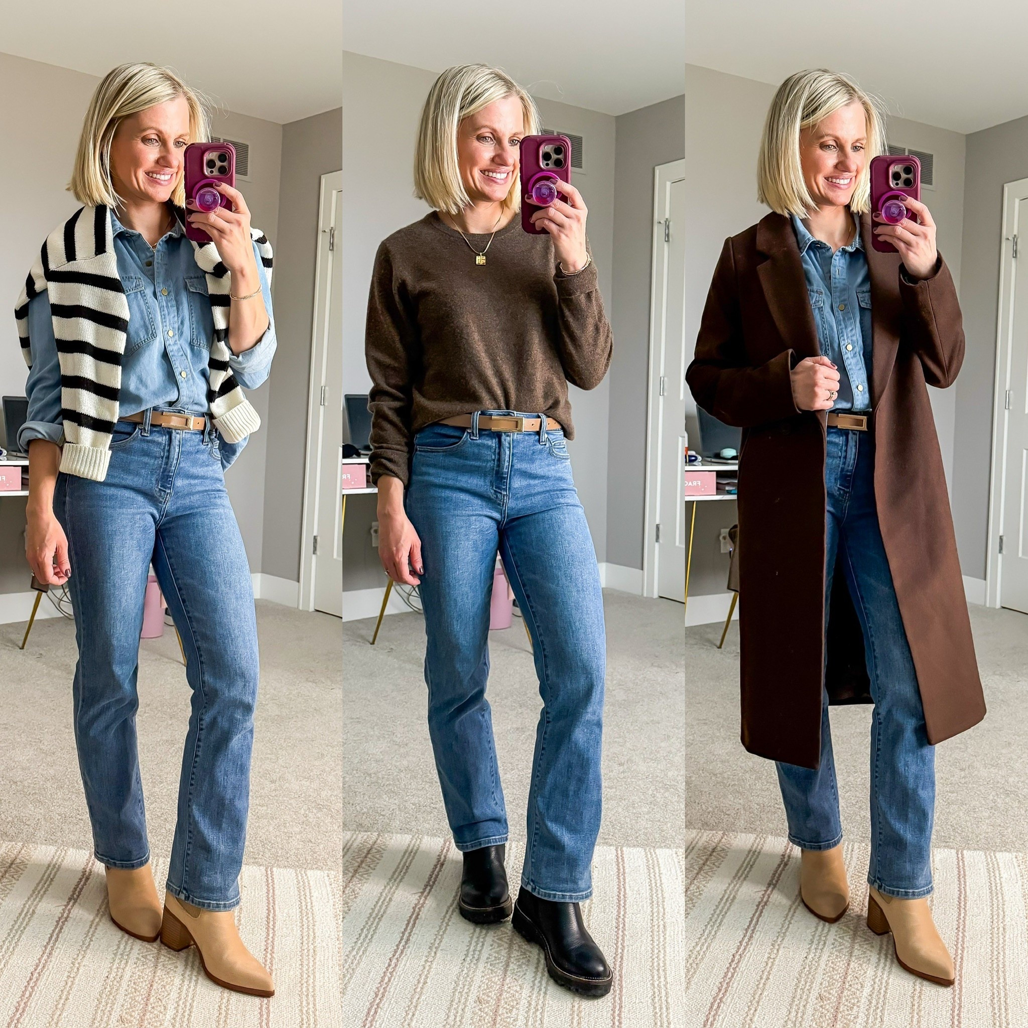 Outfits from my Winter 2026 Mom-Friendly Capsule Wardrobe! Find all sizing details and links on the blog at thriftywifehappylife.com.

#LTKOver40 #LTKSeasonal #LTKmomlife