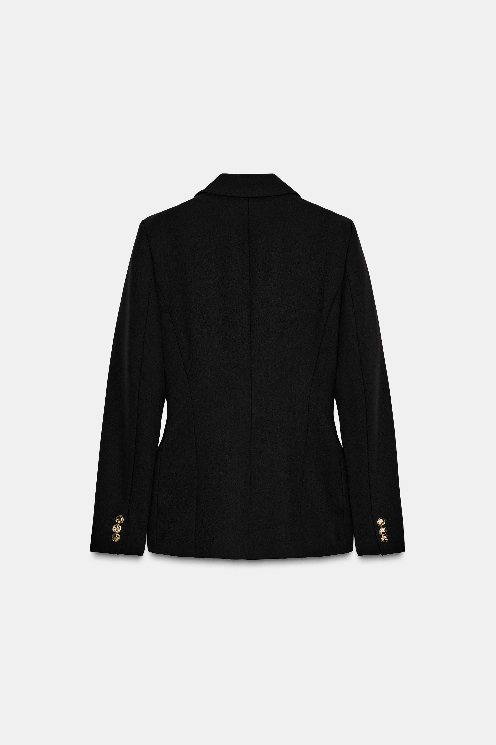 FITTED BLAZER WITH SHOULDER PADS | Zara UK