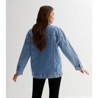Blue Denim Oversized Jacket New Look | New Look (UK)