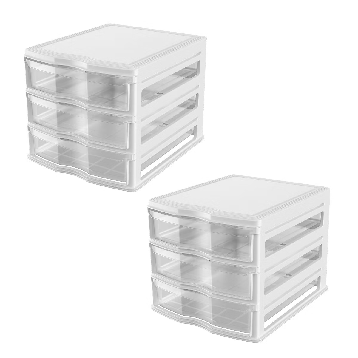 Life Story 3 Drawer Stackable Shelf Organizer Plastic Storage Drawers for Bathroom Storage, Make ... | Target