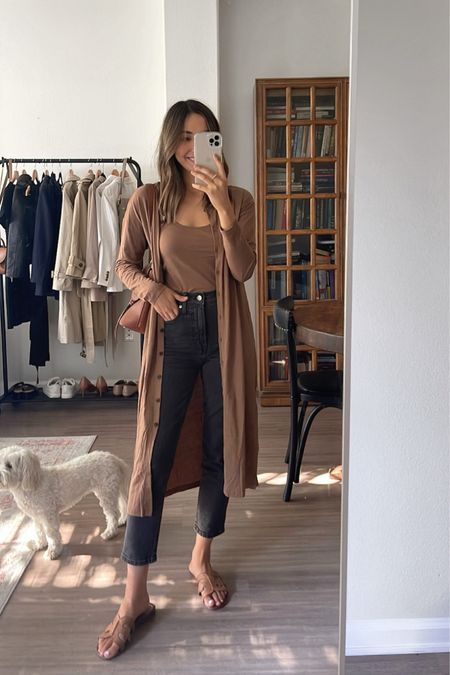 Madewell cardigan duster set- 30% off and now an extra 40% for madewell insiders! - limited sizes left
Jeans 23 petite -30% off! 

Fall transitional outfit 

#LTKsalealert #LTKstyletip #LTKunder100