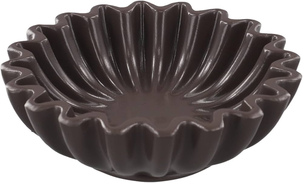 Fluted Ruffle Decorative Bowl, Home Decor Accents Modern Scalloped Bowl For Living Room, Coffee T... | Amazon (CA)