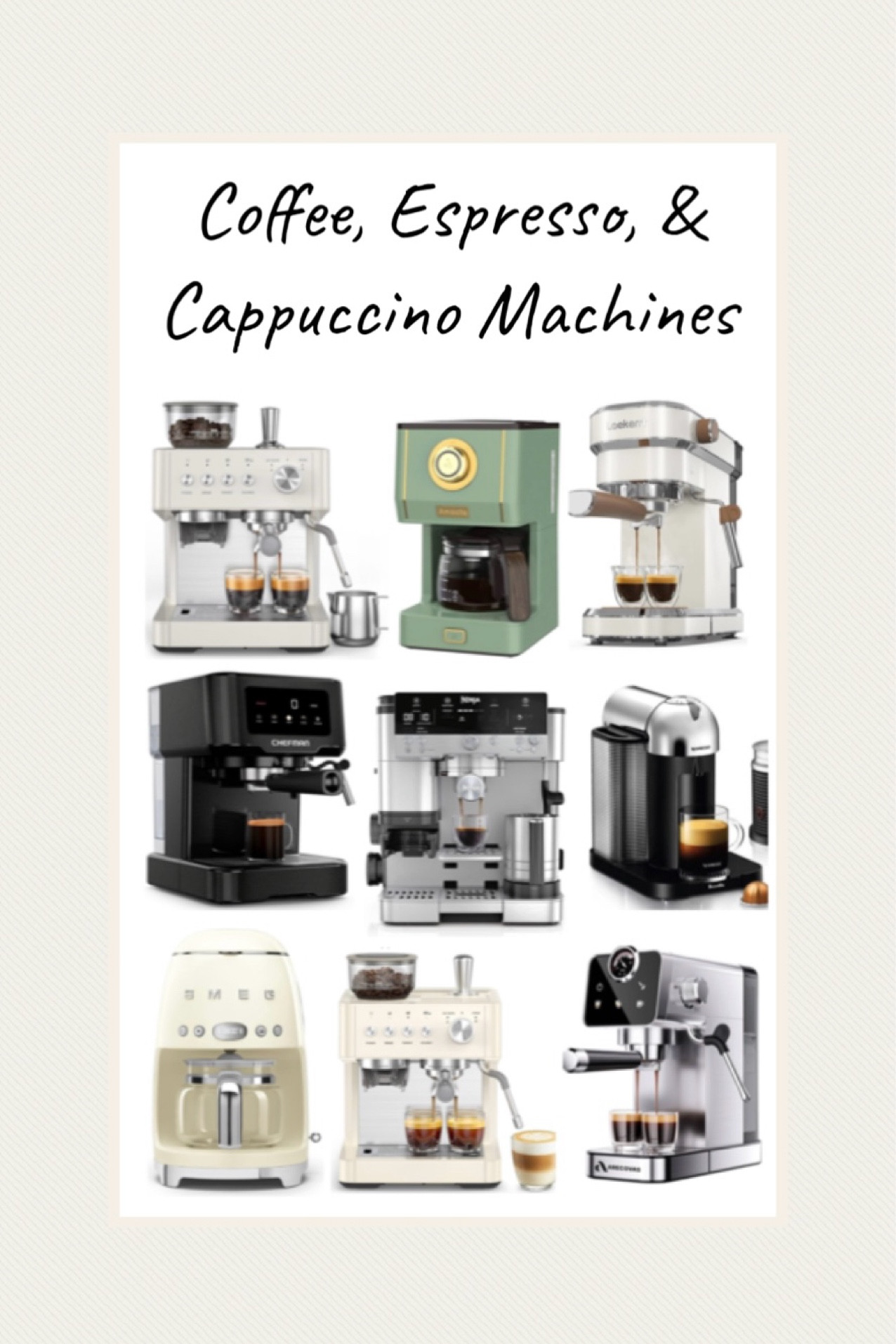 Coffee, espresso, and cappuccino machines 

#coffee #amazon 

#LTKHome