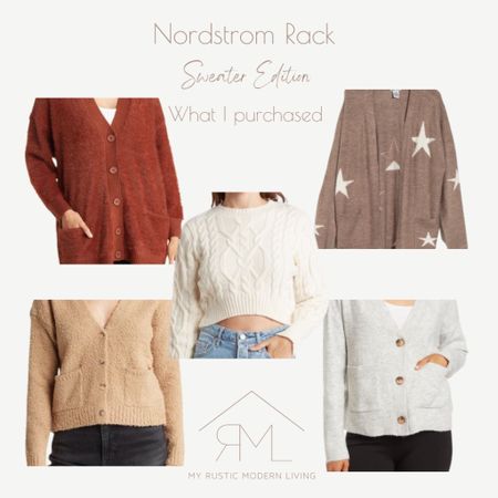 Nordstrom rack sweaters and cardigans
Fall sweaters
Winter sweaters 

#LTKsalealert #LTKunder50 #LTKSeasonal