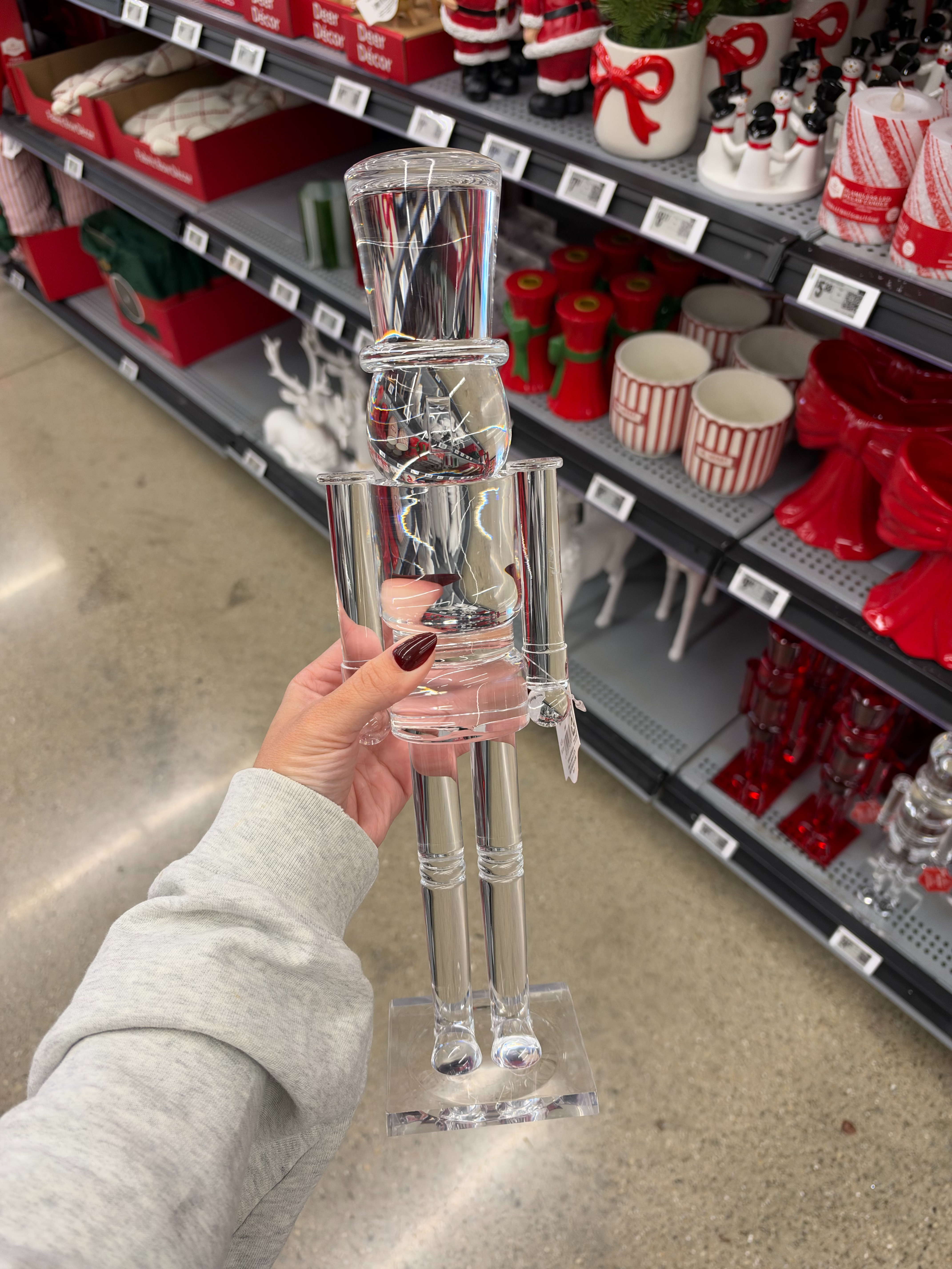 I can’t believe this is a @Walmart  find! This clear nutcracker looks like it is straight from CB2. It has such a high-end, modern look and would be gorgeous styled on a mantel, console or bookshelf for the holidays. Even better, it’s under $25! fall outfits women over 50, fall wedding guest dresses, fall dresses, wedding guest dress summer, date night outfits, fall fashion hauls, halloween decorations, fall decor, fall shoes, country concert outfits

#LTKSeasonal #LTKHome
