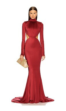 Michael Costello x REVOLVE Salima Gown in Red from Revolve.com | Revolve Clothing (Global)