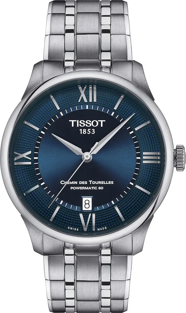 Chemin des Tourelles Powermatic 80 Bracelet Watch, 39mm | Nordstrom