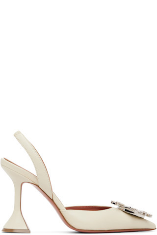 Off-White Begum 95 Sling Heels | SSENSE