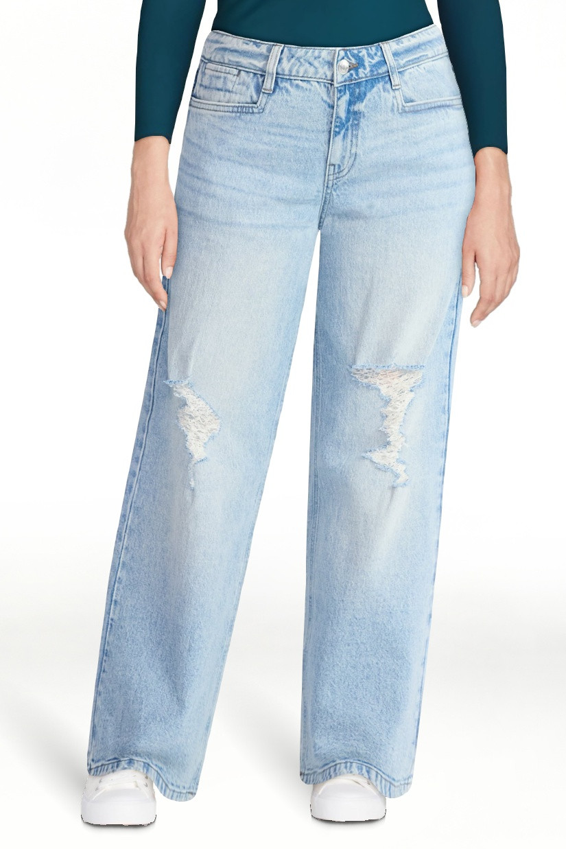 No Boundaries Distressed Denim Jeans, 30'' Inseam, Women’s - Walmart.com | Walmart (US)