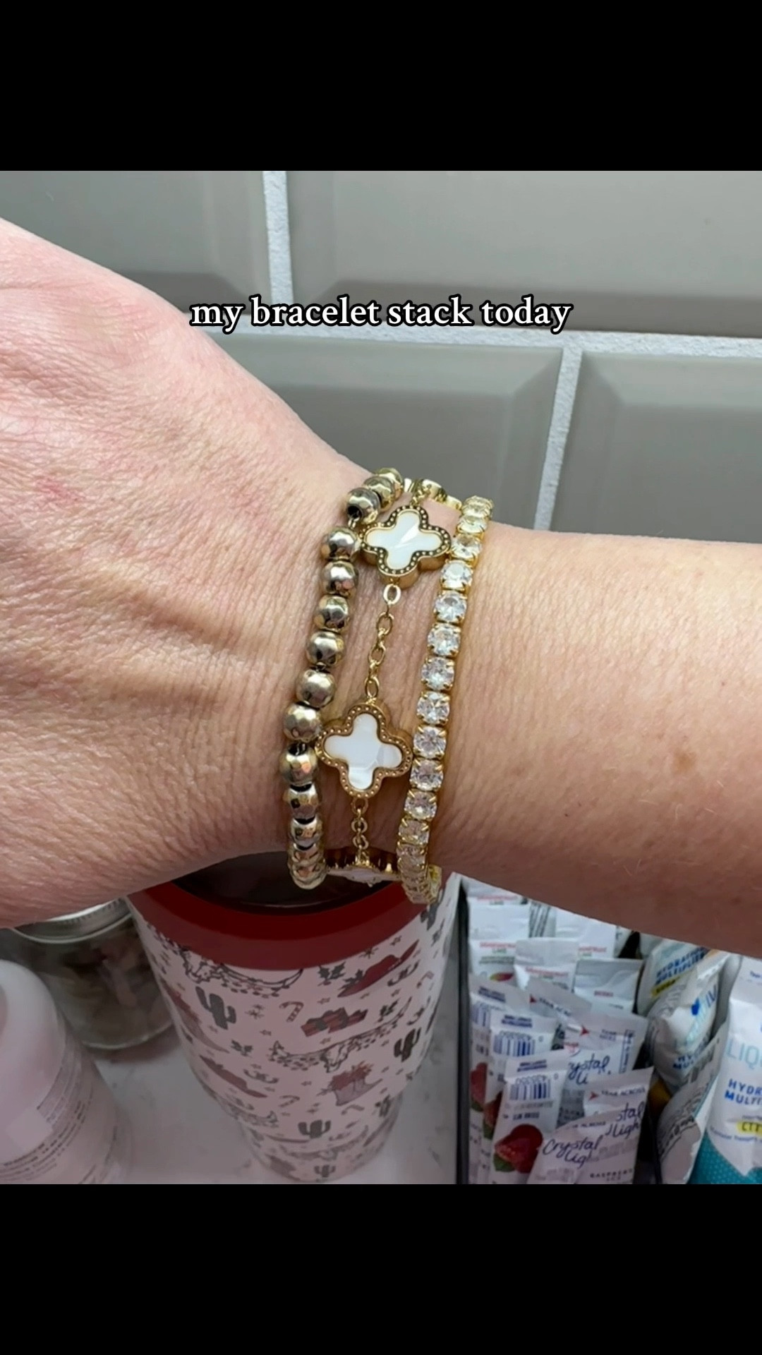 Today's bracelets stack 

#LTKgrwm #LTKOver40 #LTKFindsUnder50