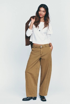 Aero Wide-Leg Chino Pants | Anthropologie (US)