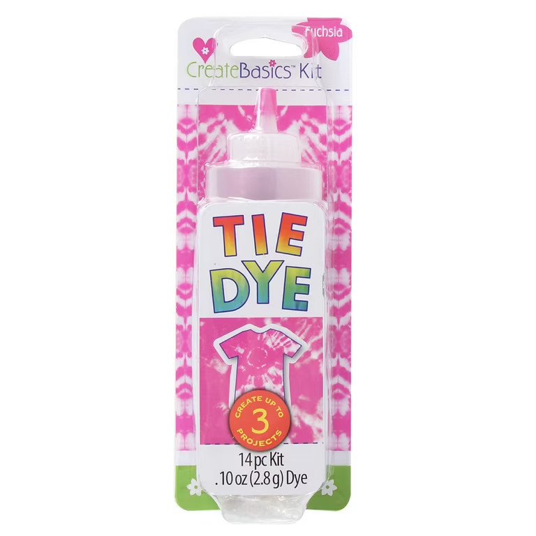 Create Basics 1 Color Tie Dye Kit Fuchsia, Makes 4 fl oz | Walmart (US)
