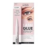 KISS Clear Lash GLUEliner, Felt-Tip Eyelash Adhesive, Clear Matte Finish, Foolproof Application, Eas | Amazon (US)