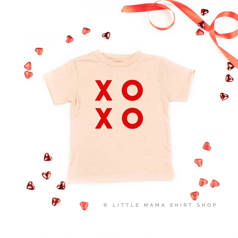 XOXO ©  Kids Valentine Shirts  Valentine's Day Bodysuit | Etsy | Etsy (US)