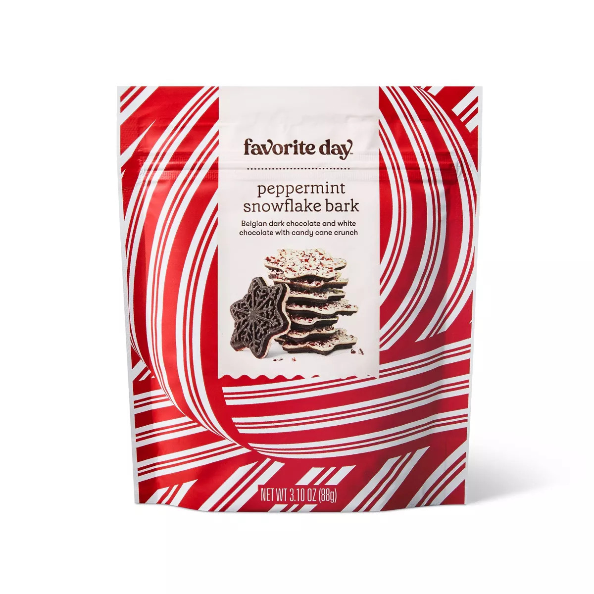 Christmas Peppermint Snowflake Bark - 3.1oz - Favorite Day™ | Target