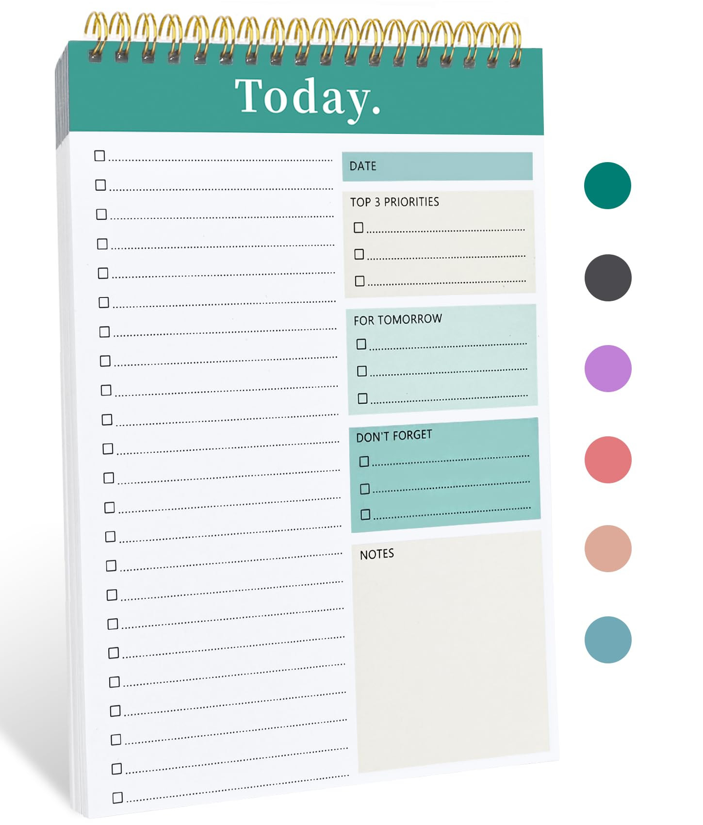 To Do List Notepad - To Do List Notebook for Work with 52 Sheets, Undated Daily Planner Perfect f... | Amazon (US)
