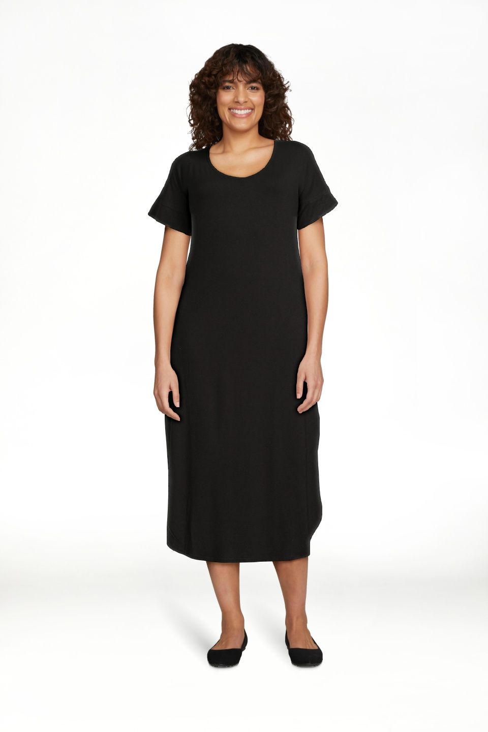 Time and Tru Women's V-Neck Maxi Dress, Sizes XS -XXXL | Walmart (US)