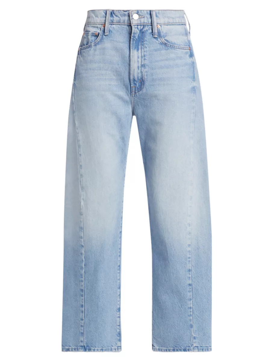 Mother The Half Pipe High-Rise Straight-Leg Ankle Jeans | Saks Fifth Avenue | Saks Fifth Avenue