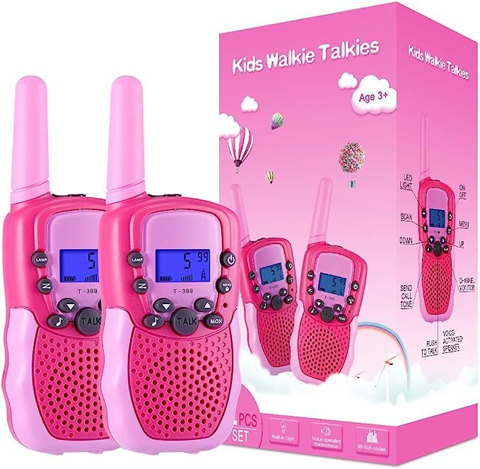Selieve Toys for 3-12 Year Old Girls Boys, Walkie Talkies for Kids 22 Channels 2 Way Radio Toy wi... | Amazon (US)