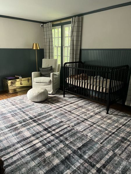 Our baby boy’s nursery 💙 Crib, area rug, glider, home decor, interior design 

#LTKbaby #LTKfamily #LTKhome
