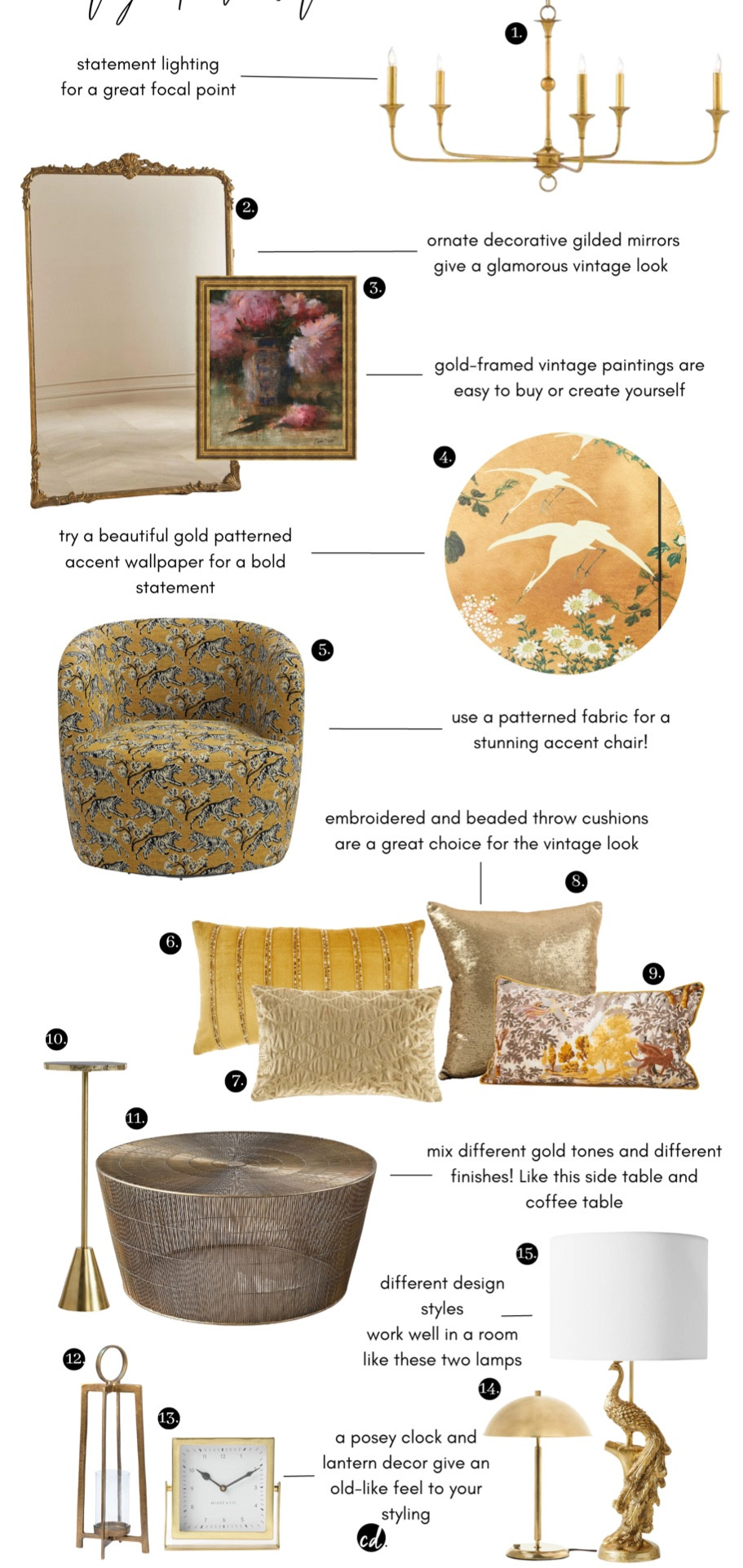 Gold Living Room Accents: Vintage Feel  Edition
The best finds for home gold decor to get that vintage feel for your living room. 

#LTKGiftGuide #LTKhome