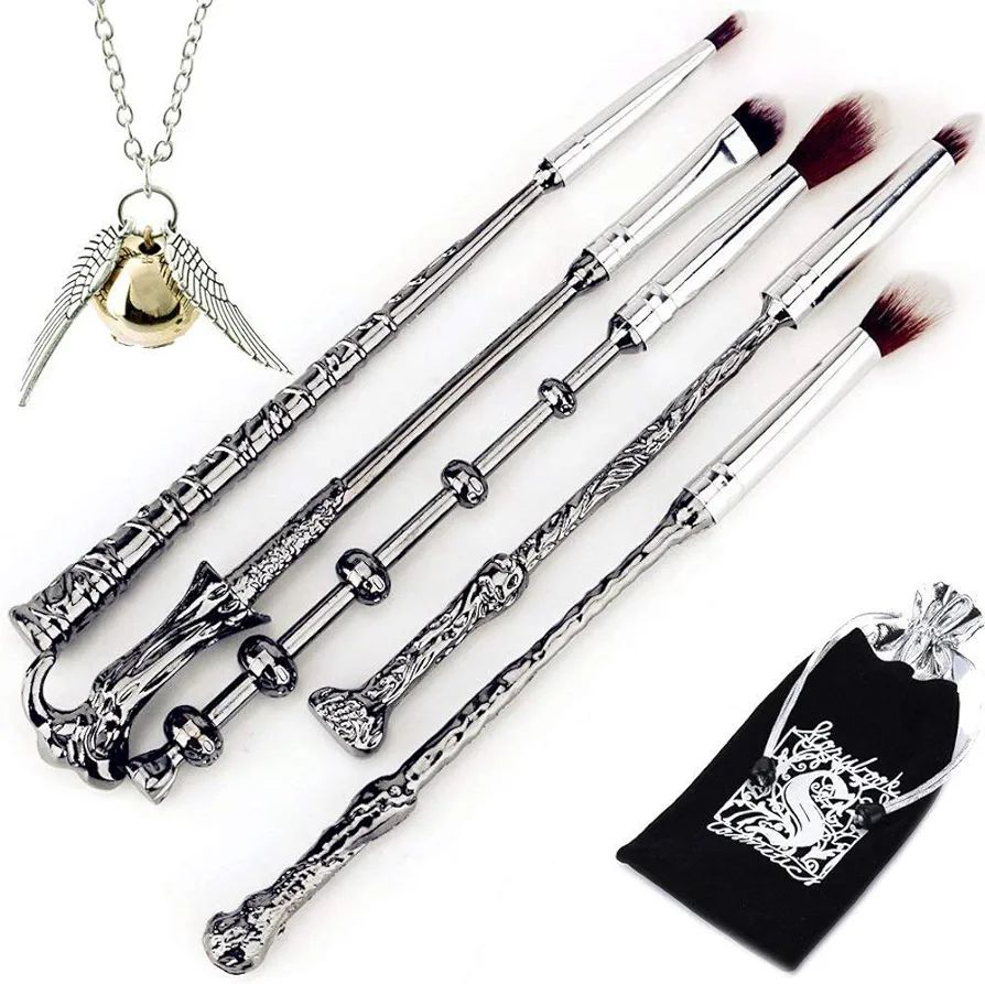 Wizard Wand Potter Makeup Brushes, 5sets Potter Makeup brushes Magic for Foundation Eye Shadow Ey... | Amazon (US)
