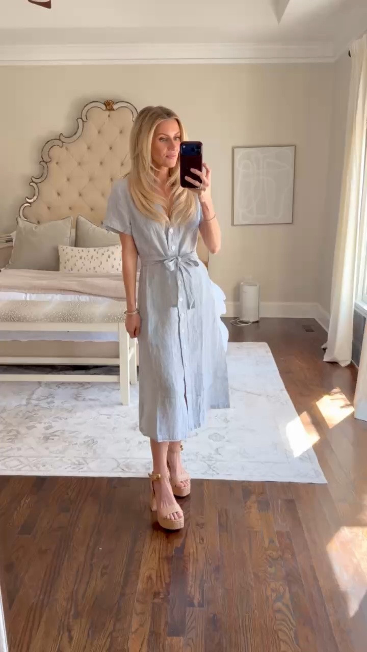 I’ve been reaching for these linen dresses nonstop! They’re lightweight, comfortable, and still feel elevated enough for anything as the weather gets warmer!
XS in everything! They are all 100% linen.

#LTKootd #LTKmomlife