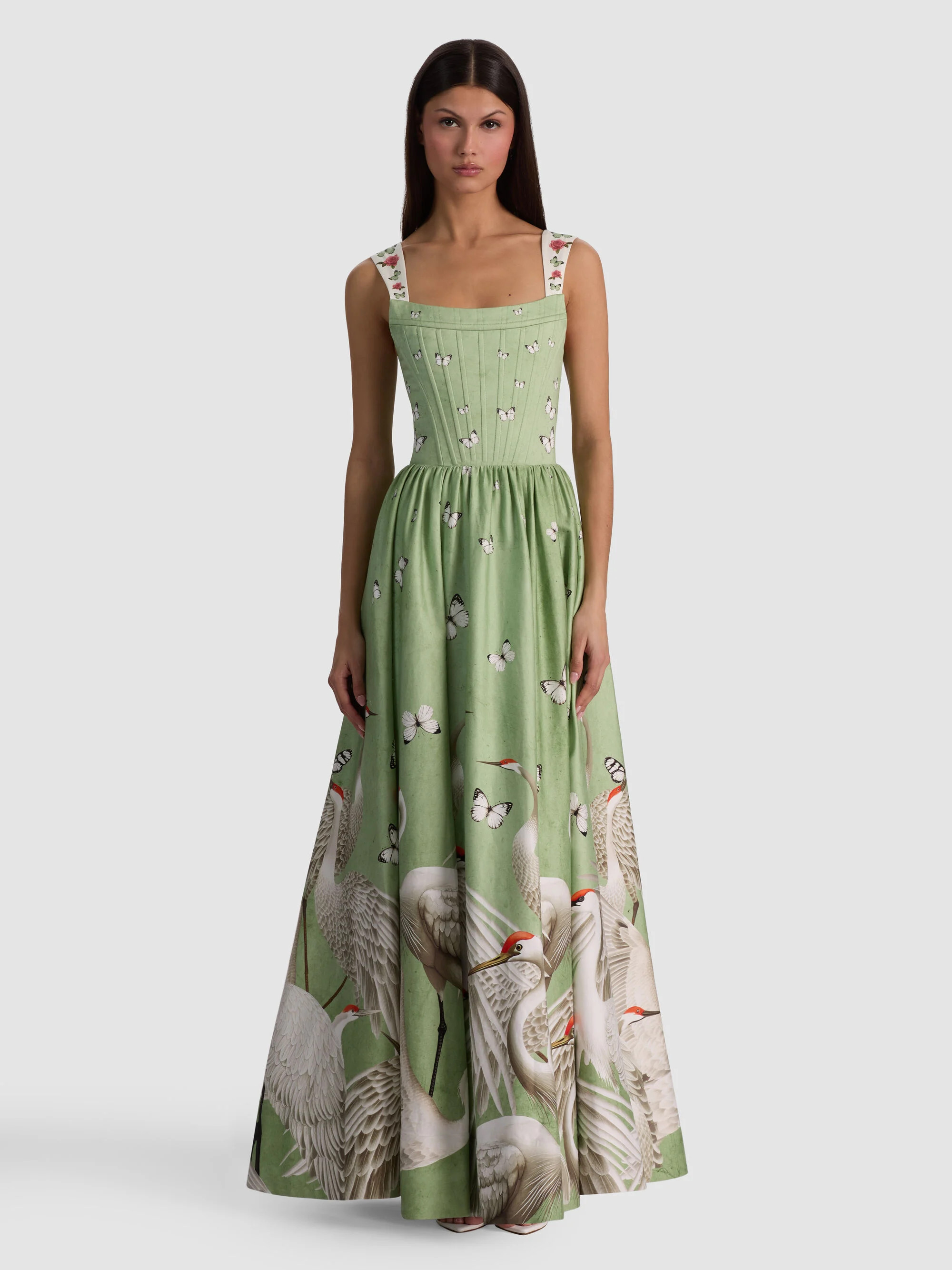 GUINEVERE BUSTIER MAXI DRESS | Alice + Olivia