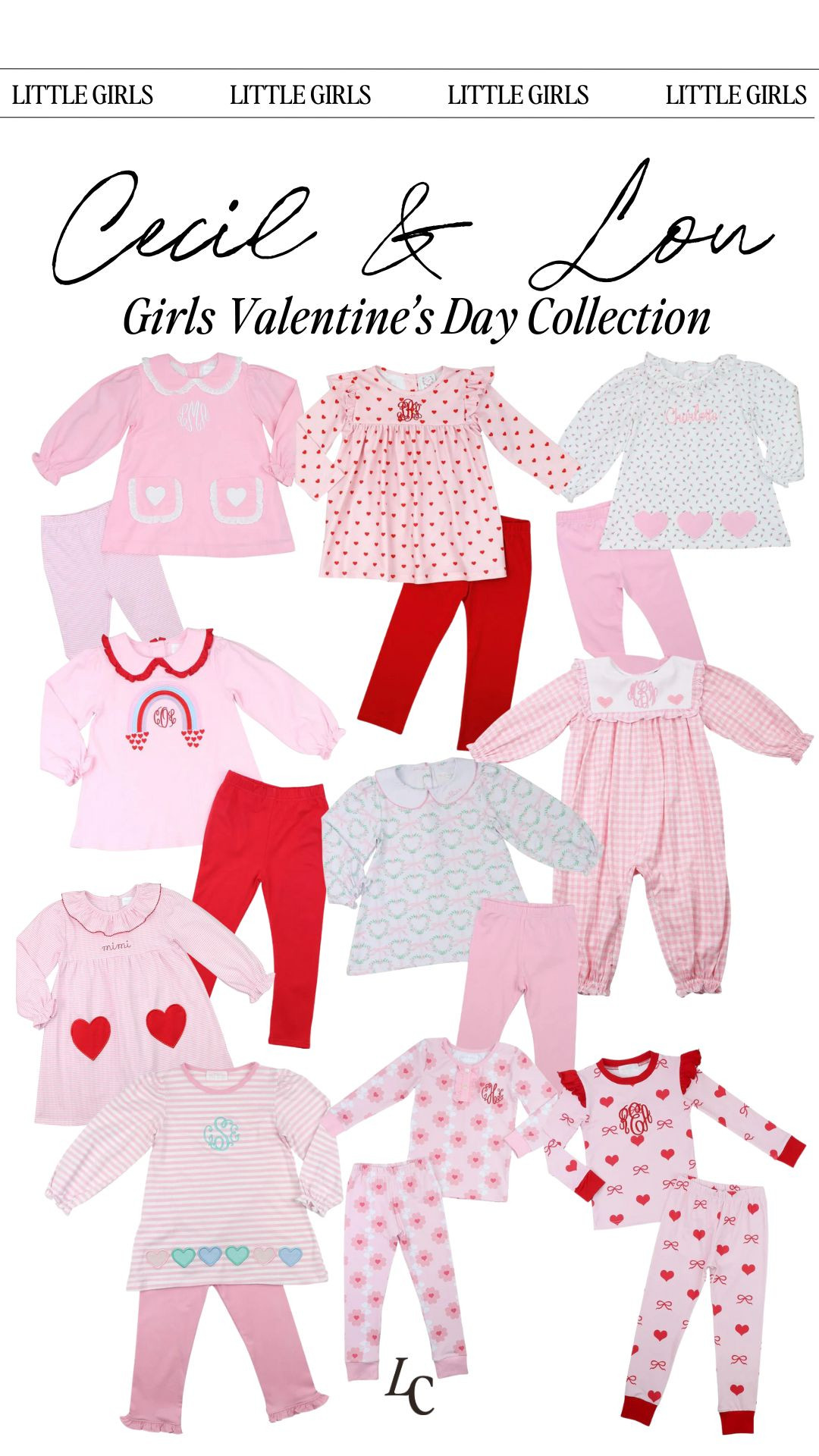 Valentine's Day collection - Cecil & Lou!


matching sets, outfits for girls, little girls outfit, Valentine's Day, Cecil & Lou, childrens clothing 

 #LTKBaby #LTKKids #LTKFamily