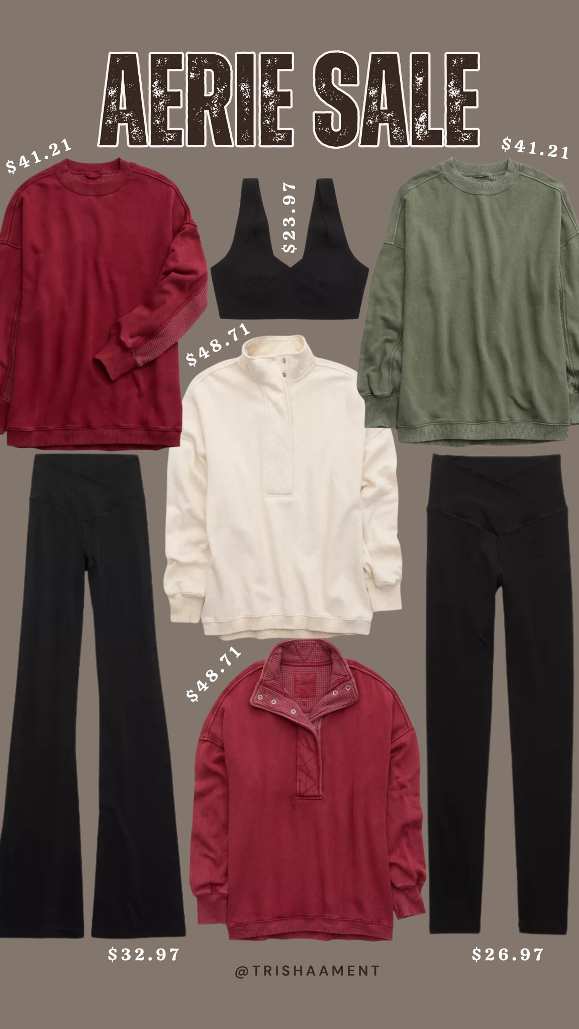 Aerie is having a sale right now and it’s one of my favorite places to shop! I wear a medium in most of their tops and large in bottoms! Linking up a few of my favorites here! 

#salealert #aerie #athleisure #womensclothing #everydayoutfits

#LTKFindsUnder50 #LTKMidsize #LTKSaleAlert