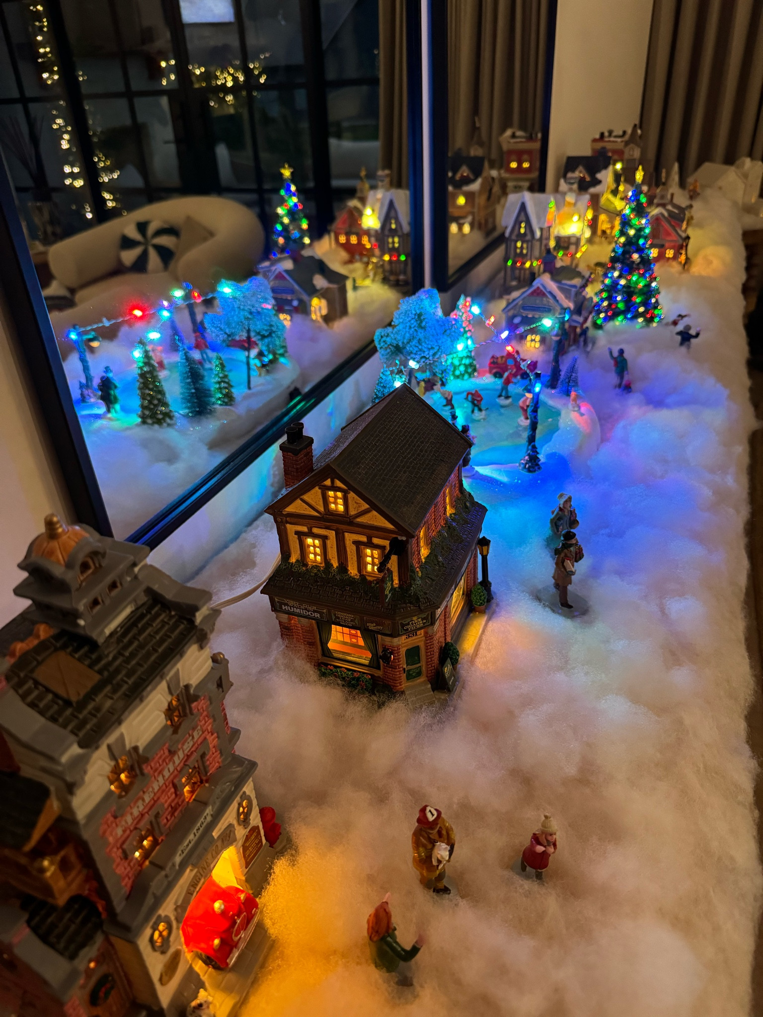 A very merry traditional Christmas village