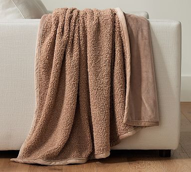 Cozy Teddy Faux Fur Throw | Pottery Barn (US)
