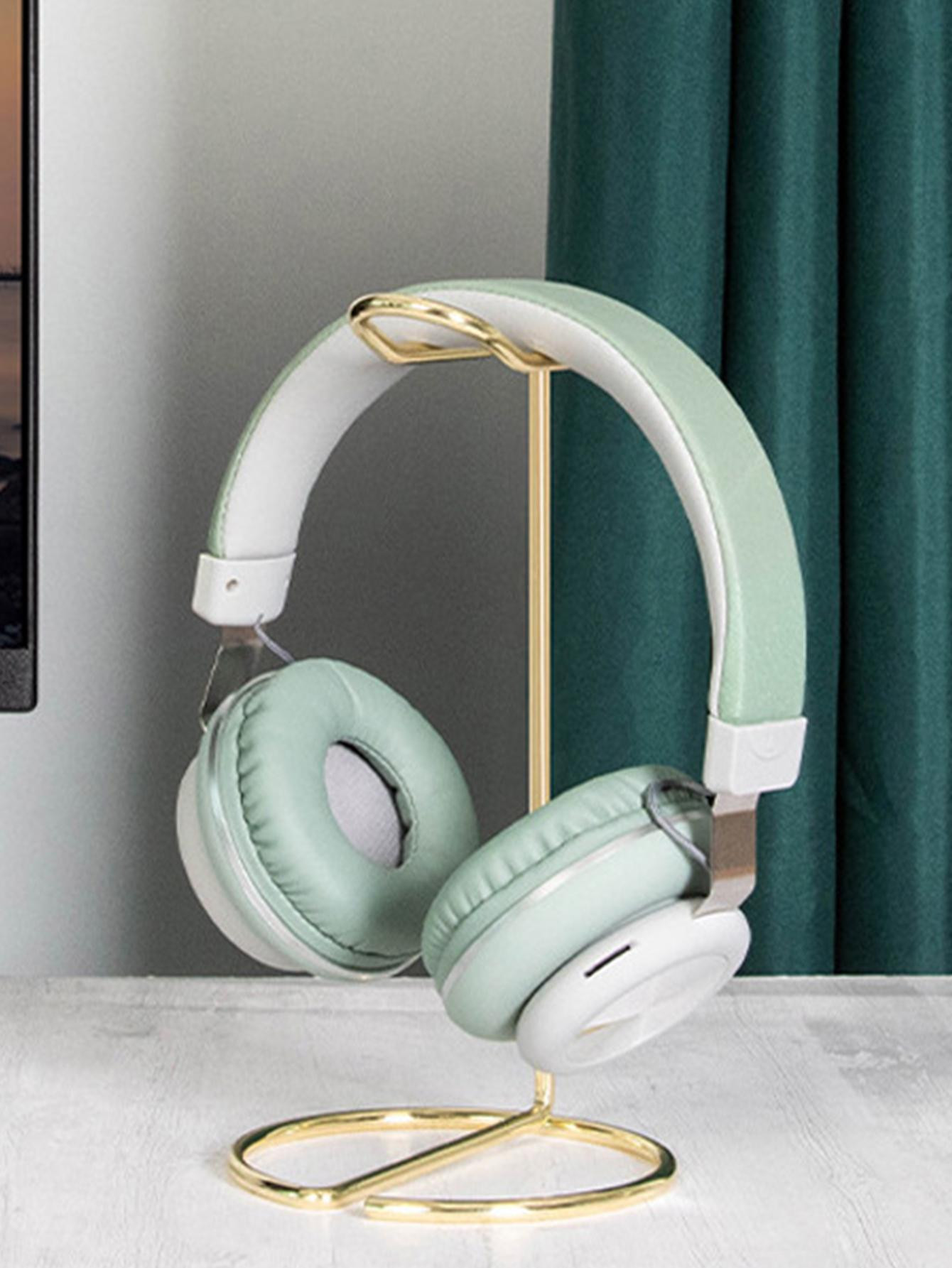 1pc Simple Metal Earphone Desktop Storage Rack Creative Display Headphone Stand, Fashionable And ... | SHEIN