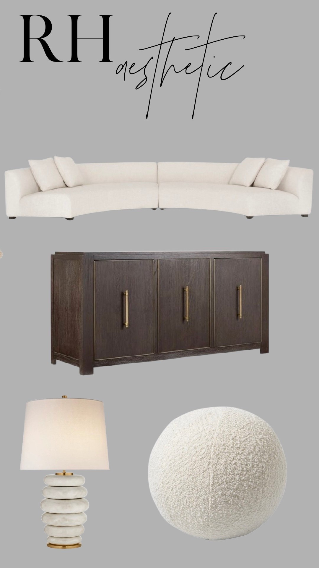 Pulling together another RH-inspired edit with soft curves, sculptural lighting, rich wood tones, and boucle texture. These pieces give you that elevated, modern-organic look without the designer price tag. Linking each item so you can recreate the full aesthetic in your own home.

#RHstyle #neutralhome #modernorganic #cozyminimalism #LTKhome #finditstyleit #interiordetails #neutraldecor


#LTKHome #LTKSaleAlert #LTKFindsUnder50