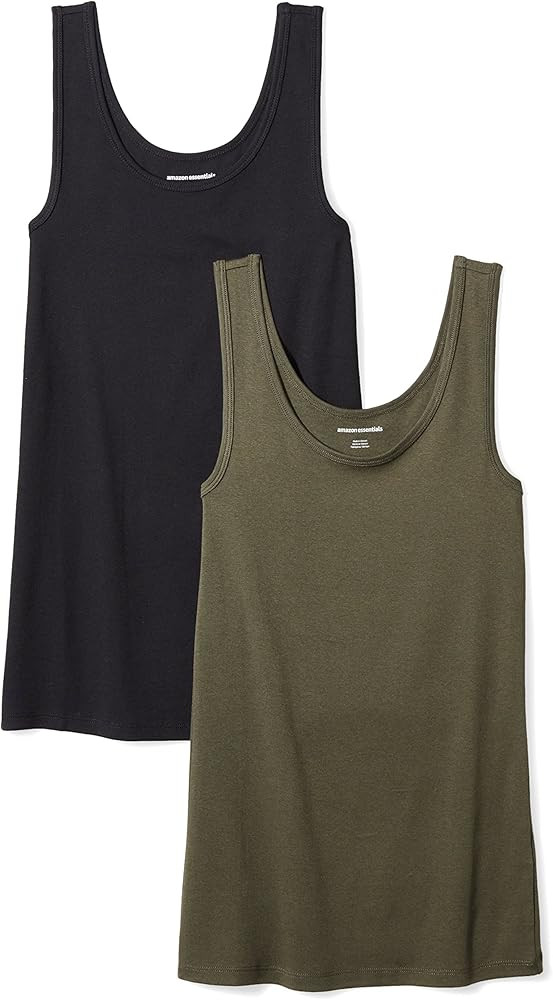 Women's 2-Pack Slim-Fit Tank | Amazon (US)