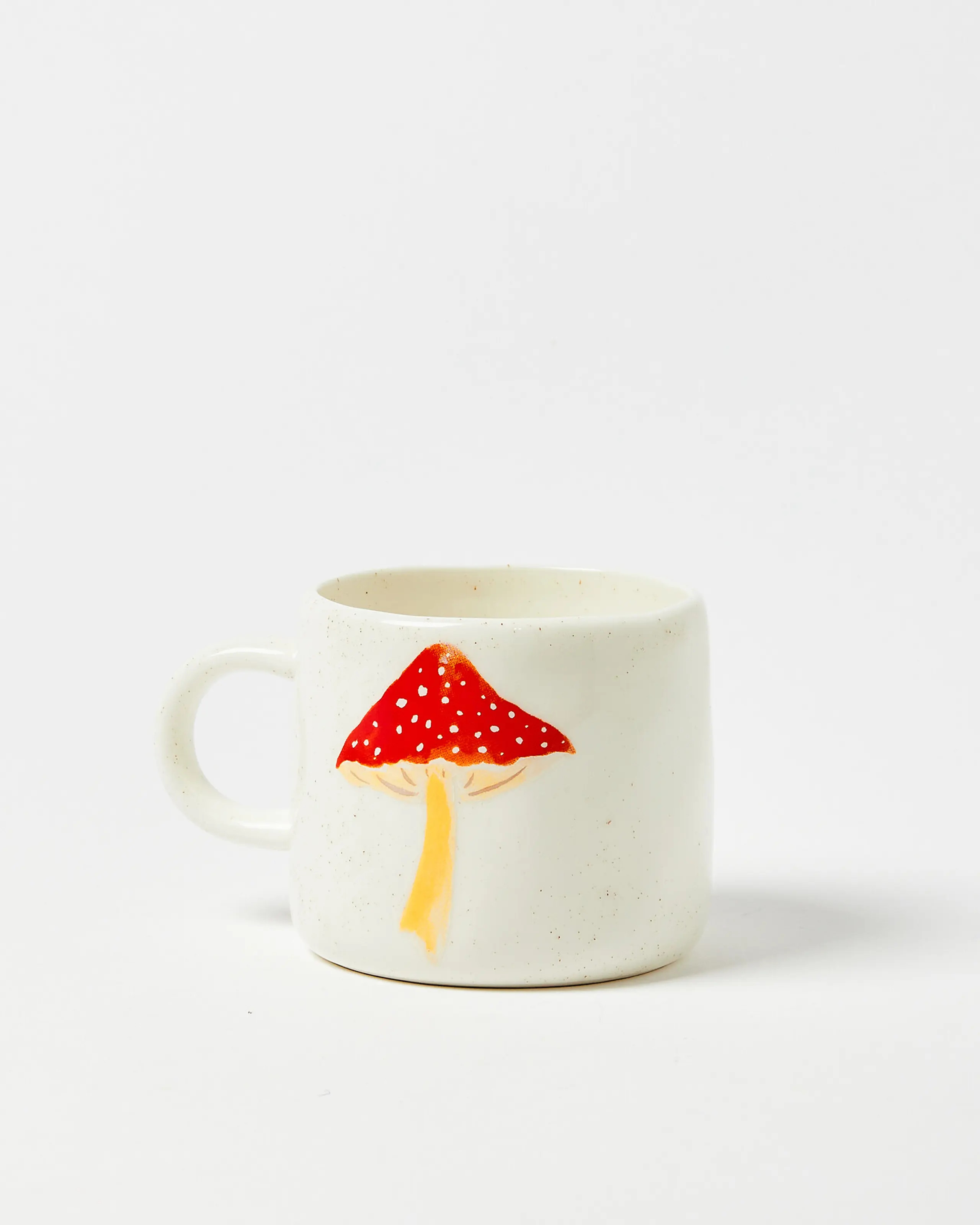 Toadstool White Ceramic Mug | Oliver Bonas | Oliver Bonas (Global)