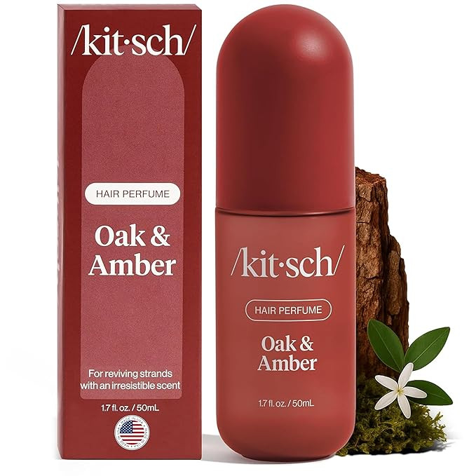 Kitsch Hair Perfume for Women - Oak & Amber | Clean, Deodorizing & Patented Odor-Eliminating Tech... | Amazon (US)