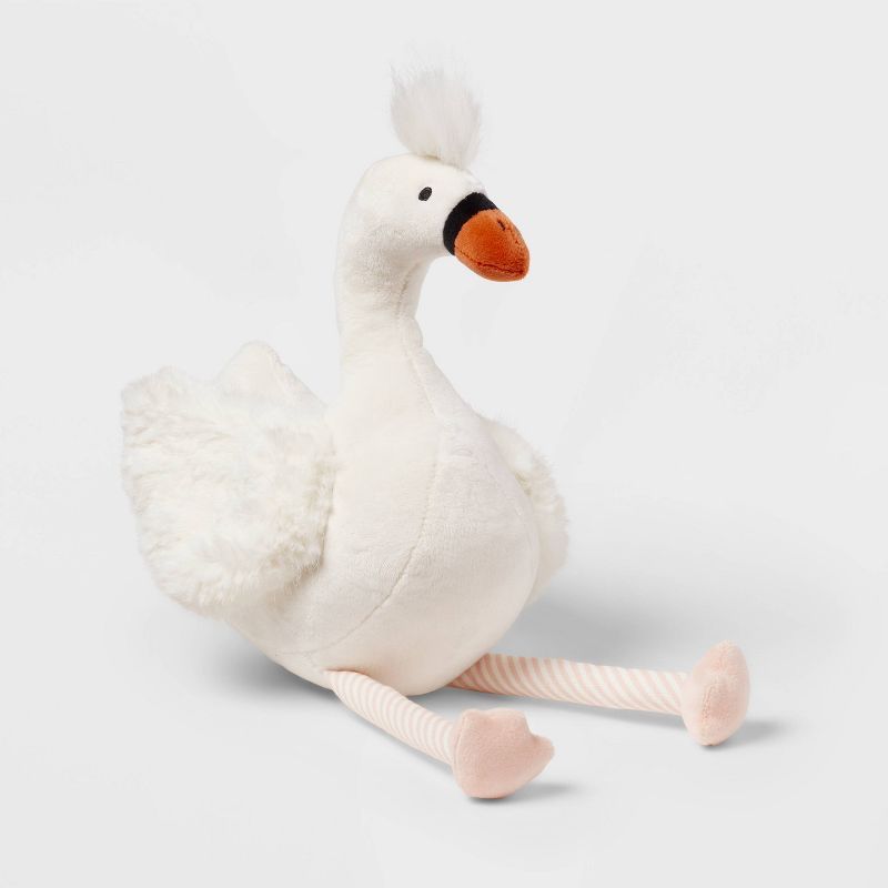 Kids' Mini Plush Figural Pillow Swan - Pillowfort™ | Target