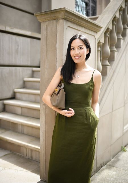 How stunning is this $69 linen summer dress in the color Martini Olive?! 

#summeroutfit
#weddingguestdress
#greendress
#linendress
#summerstyle


#LTKStyleTip #LTKWorkwear #LTKSeasonal