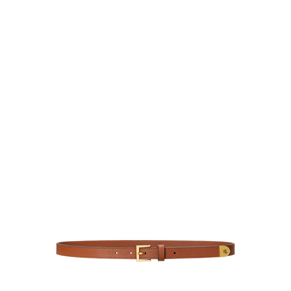 Pebbled Leather Skinny Belt | Ralph Lauren (UK)