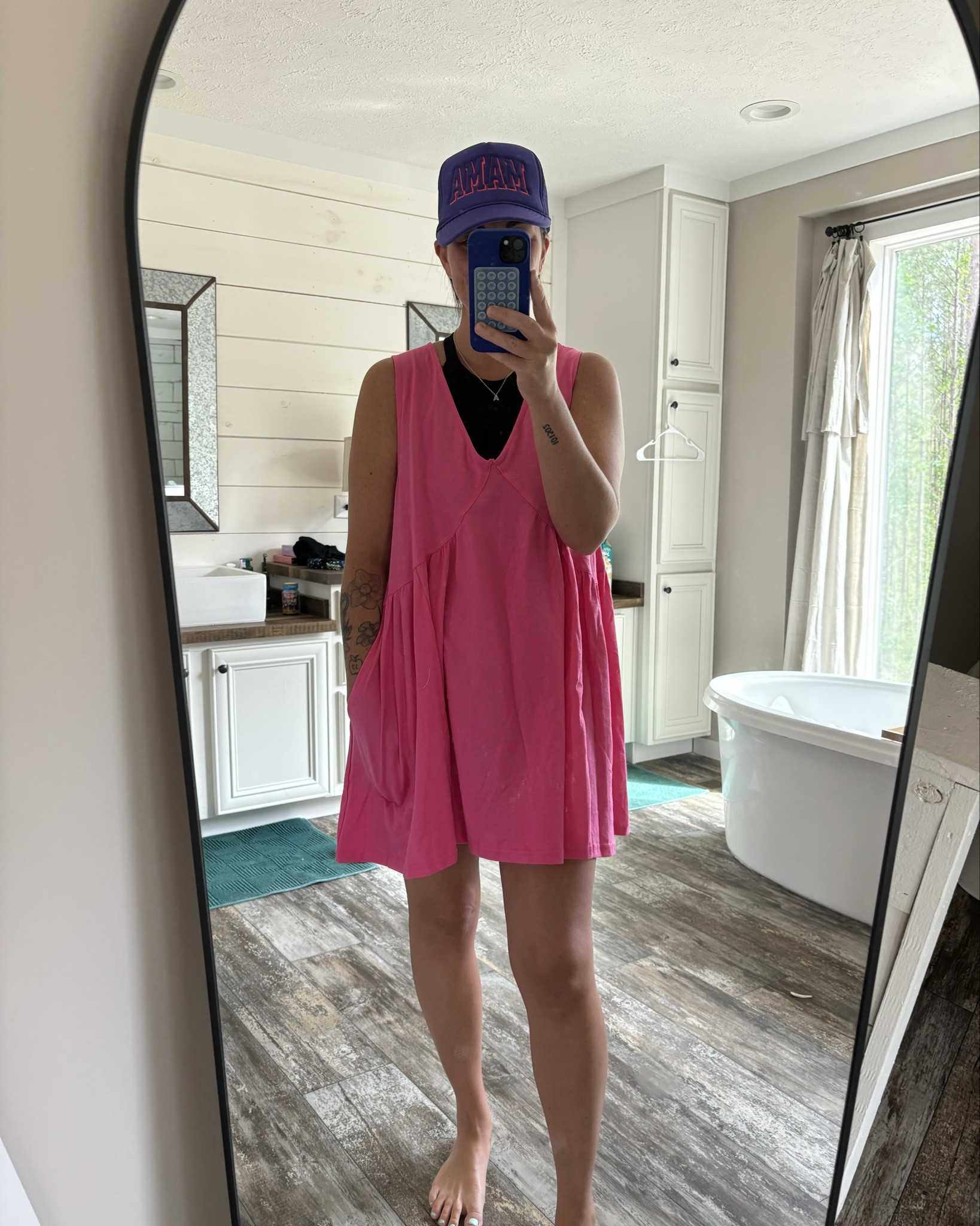 Today’s out for playing outside and working around the house. Perfect swing dress + could easily be dressed up with jewelry and cute sandals. Light weight but so see through! 

#LTKSummerSales #LTKStyleTip #LTKFindsUnder50