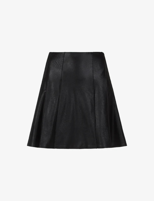 Faux Leather Pleated Mini Skirt | Commando®