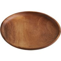 Kora Round Acacia Wood Plate | Wayfair UK