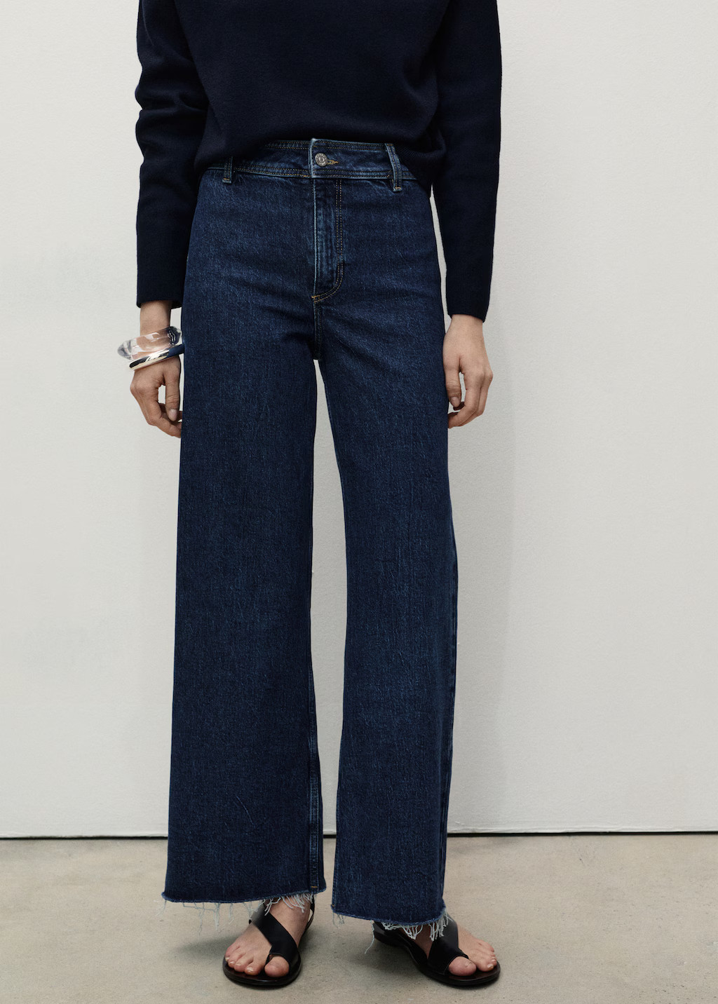 Jean style jupe-culotte Catherin taille haute - Femme | MANGO France métropolitaine | Mango EU