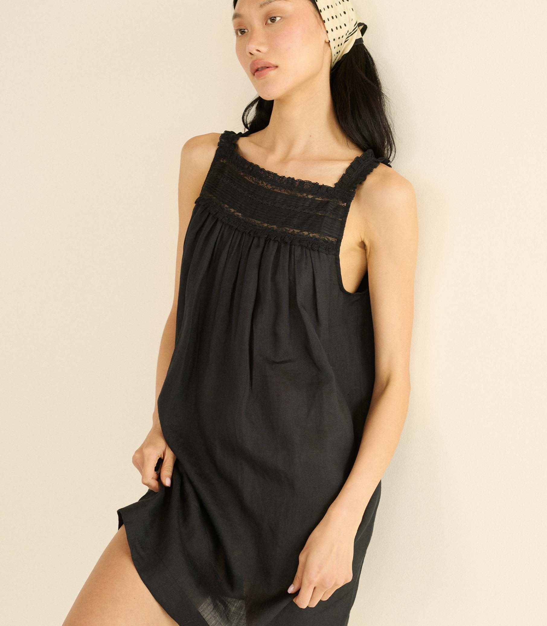 Bea Dress - Black | DÔEN | DOEN