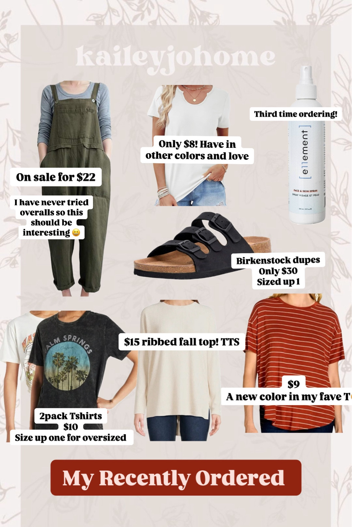 My recently ordered! Follow along on Instagram ❤️

#LTKFallSale #LTKSaleAlert #LTKMidsize