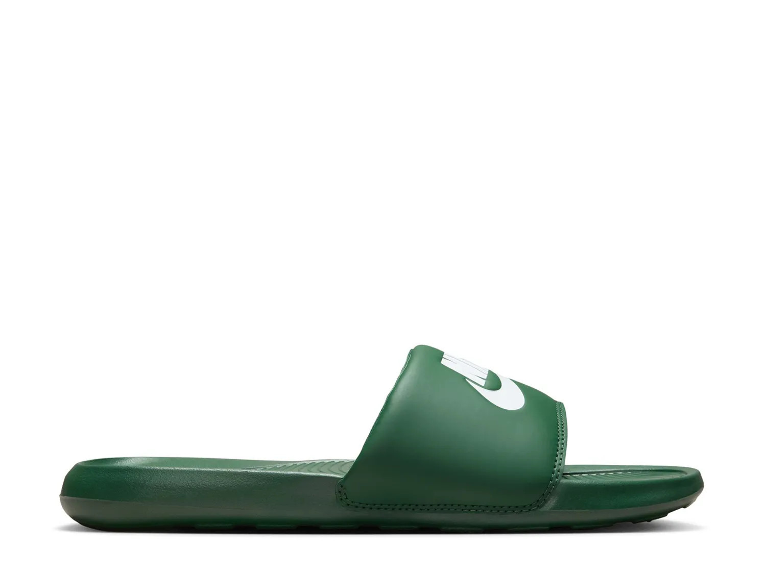 Nike Victori One Slide Sandal | Men's | Dark Green | Size 8 | Sandals | Athletic | DSW