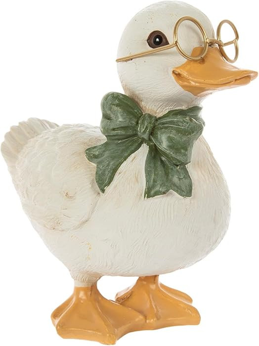 Hobby Lobby Animal Figurines with Glasses, Table Decor, Shelf Decor, Baby Shower Decor (Duck w/Gl... | Amazon (US)