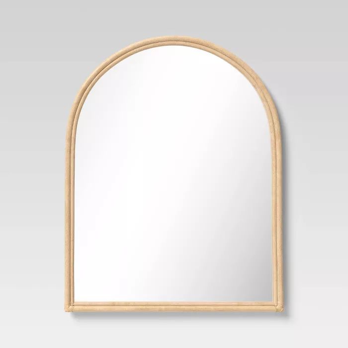 Rattan Wall Mirror Brown - Threshold™ | Target