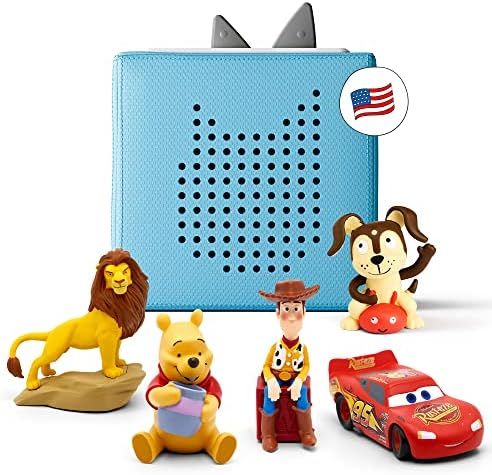 Toniebox Audio Player Starter Set with Woody, Lightning McQueen, Sima, Winnie-The-Pooh, and Playt... | Amazon (US)